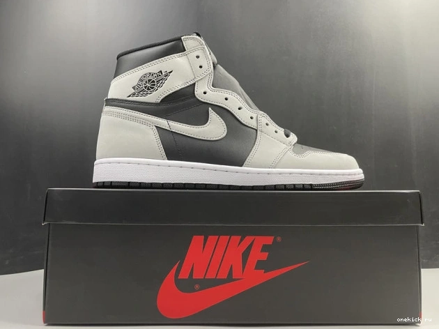 Rep Onekick White Grey 1 555088-035 Jordan Air Smoke Light High Black Retro 0608